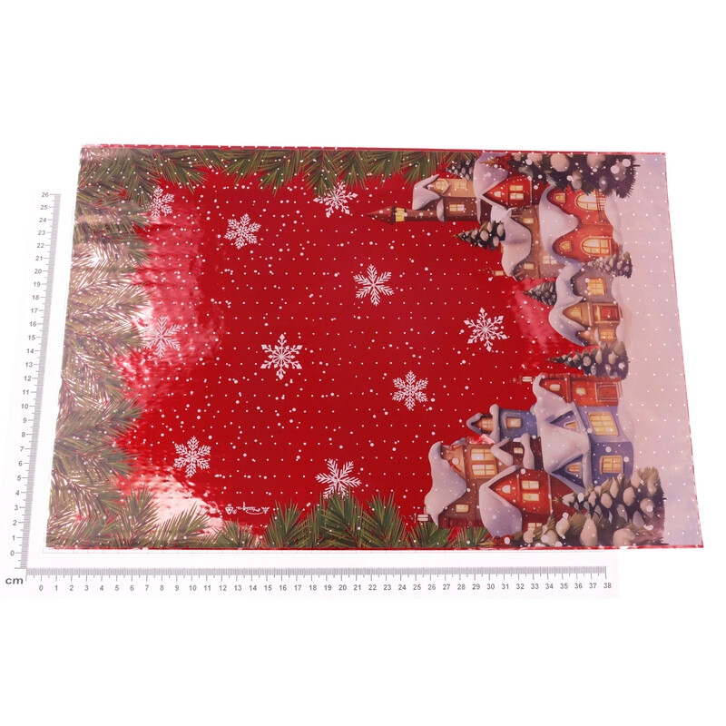 SÁČEK 30x45cm U-N08UGJ*ČERVENÁ