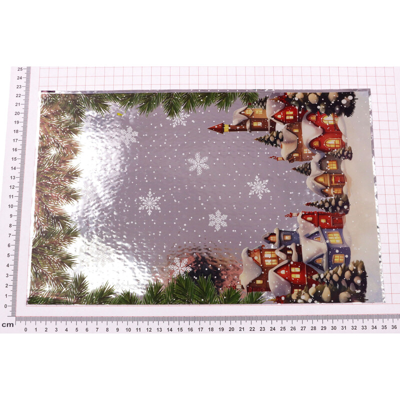 SÁČEK 22,5x35cm U-N08UGJ*STŘÍBRNÁ