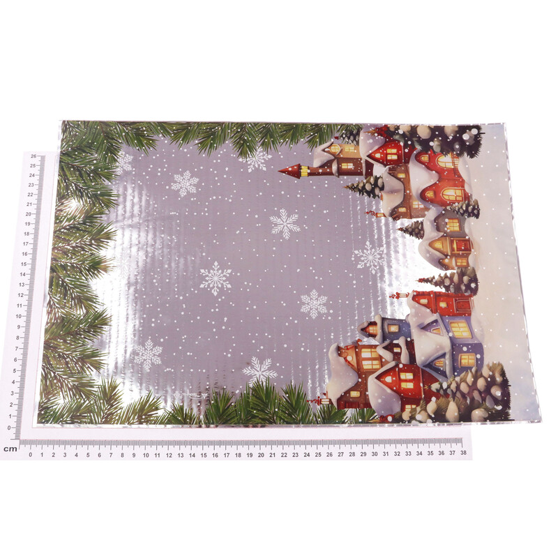 SÁČEK 30x45cm U-N08UGJ*STŘÍBRNÁ