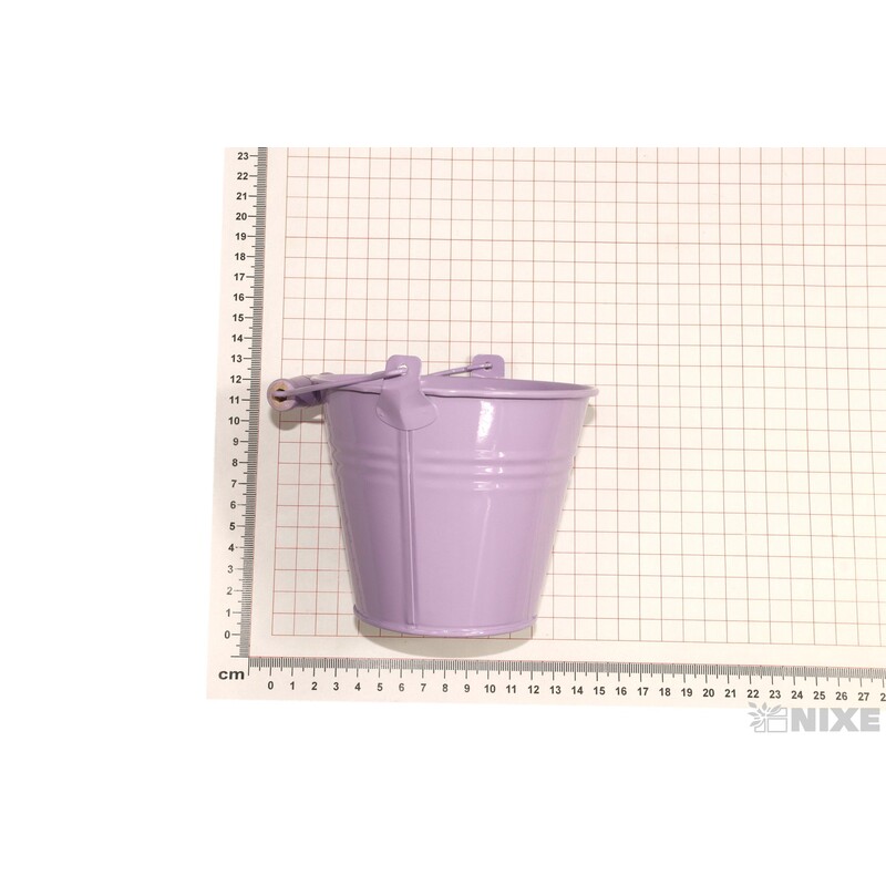 PLECHOVÝ KBELÍK 12x10cm*MIX BAREV