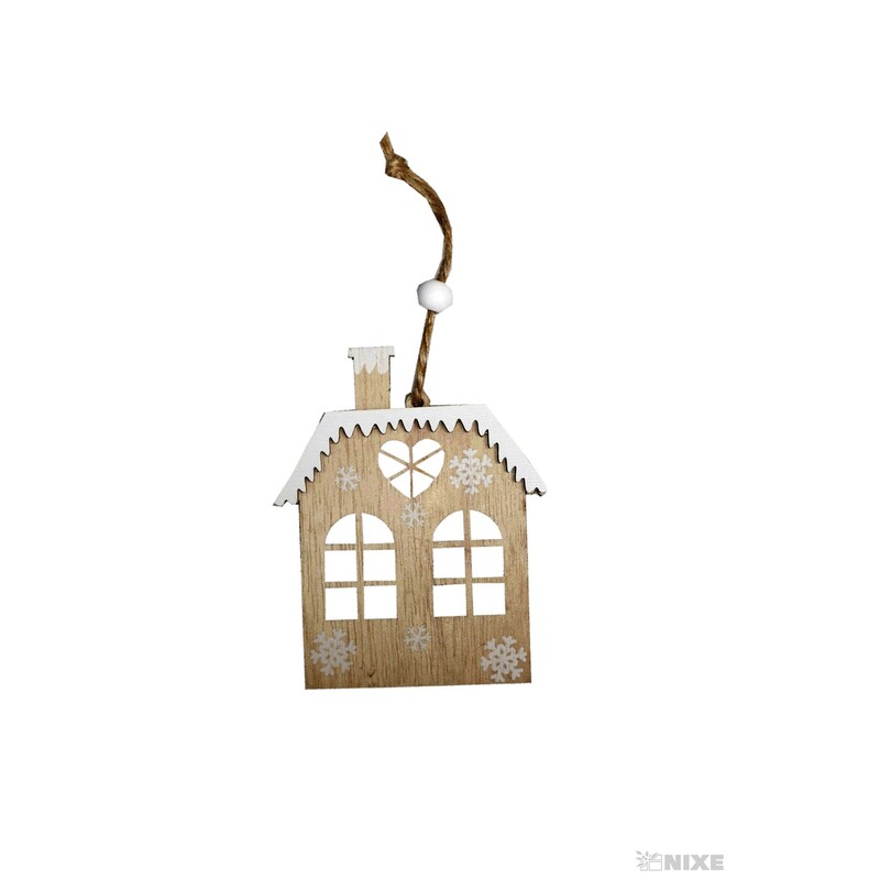 ZÁVĚS DOMEČEK 07,5x9,5cm*MIX BAREV