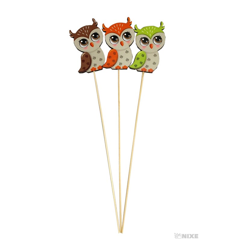 ZÁPICH D SOVA 4x7x27cm 6ks*MIX BAREV