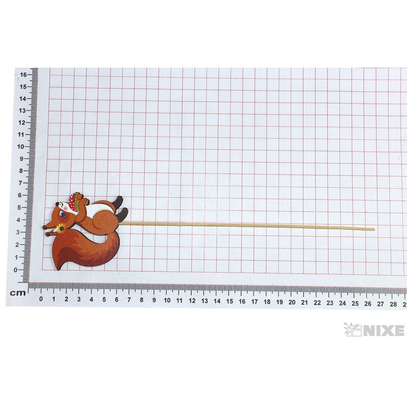 ZÁPICH D LIŠKA 6x7x27cm 6ks*MIX BAREV