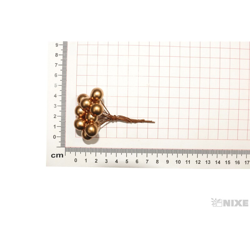 KULIČKY 1x6cm 12ks 12sv*ZLATÁ