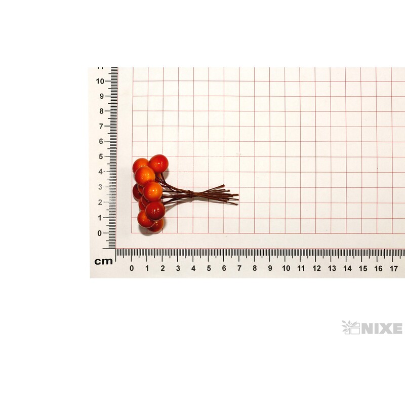 KULIČKY 1x6cm 12ks 12sv*ČERVENÁ+ORANŽOVÁ