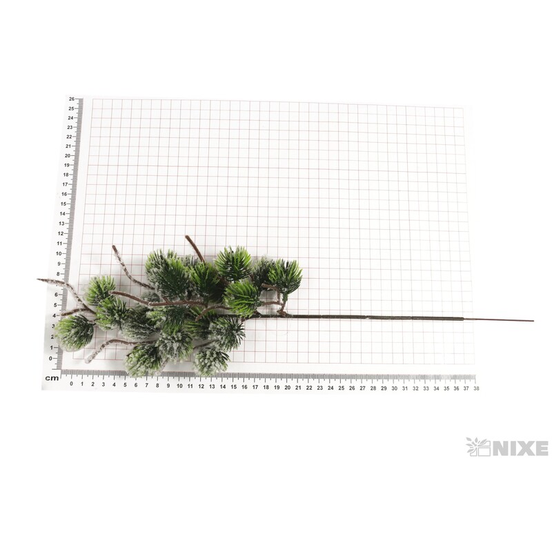 ZÁPICH VĚTVIČKA 46cm*ZELENÁ+BÍLÁ