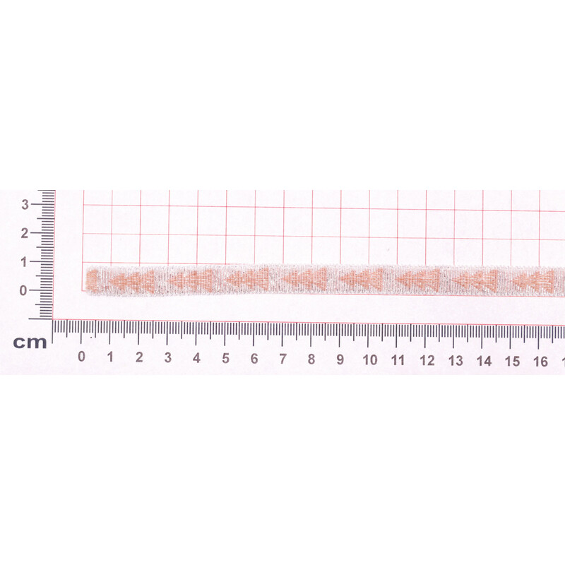 PLÁTNOVÁ STUHA MTP 10mmx20m*STŘÍBRNÁ+MĚDENÁ