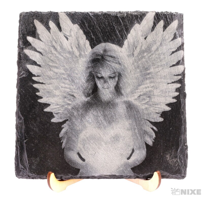 OBRAZ BŘIDLICE ANDĚL2 13x13cm+STOJAN