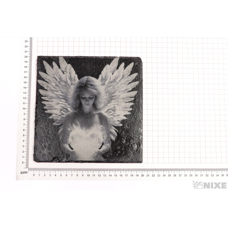 OBRAZ BŘIDLICE ANDĚL2 20x20cm+STOJAN