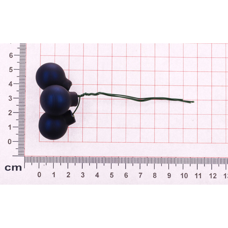 KOULE NA DR. 2x10,5cm 144ks MIX*MODRÁ