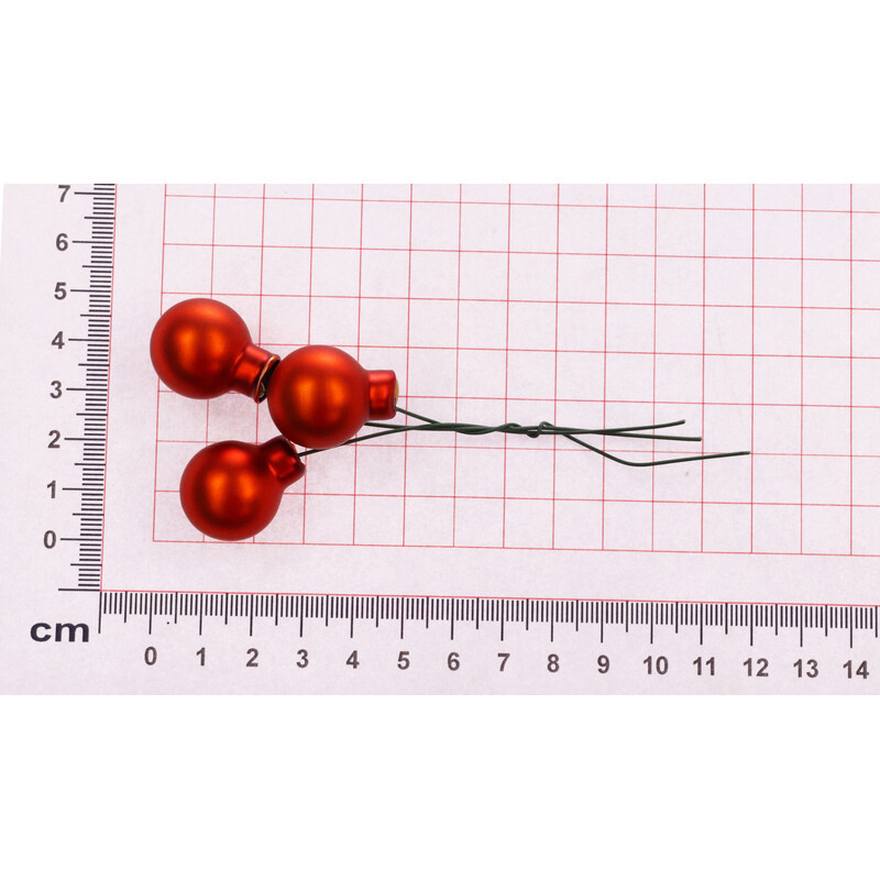 KOULE NA DR. 2x10,5cm 144ks MIX*HNĚDÁ SV.