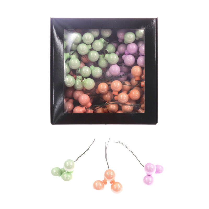 KOULE NA DR. 2x10,5cm 144ks MAT*MIX BAREV 