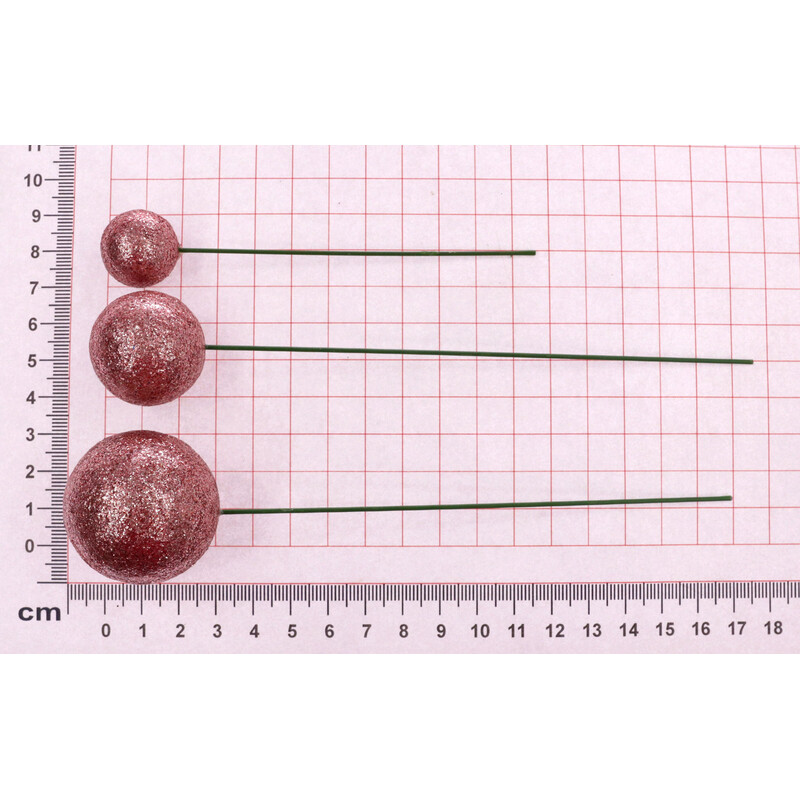 KOULE NA DR. 2-4x17cm 100ks*MIX BAREV