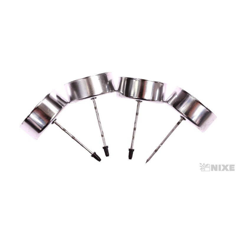 BODEC 40x15mmx5,5cm 4ks*STŘÍBRNÁ