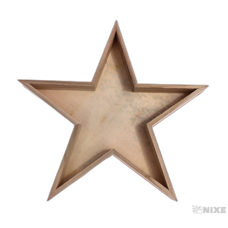 HVĚZDA PODLOŽKA 36x3cm*PŘÍRODNÍ