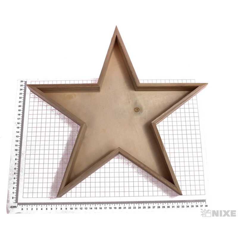 HVĚZDA PODLOŽKA 40x3cm*PŘÍRODNÍ