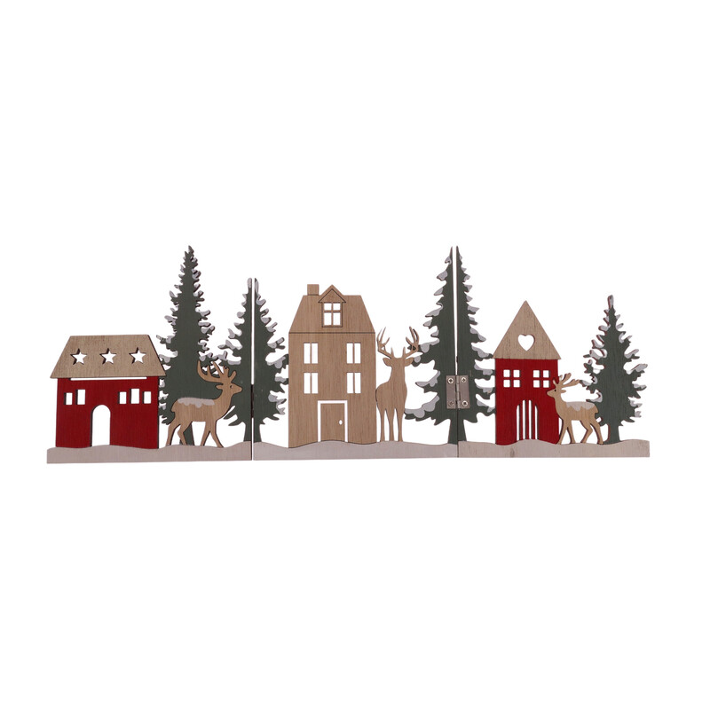 VESNIČKA VÁNOČNÍ 44x15cm*MIX BAREV