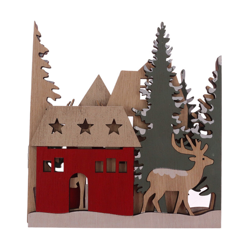 VESNIČKA VÁNOČNÍ 44x15cm*MIX BAREV