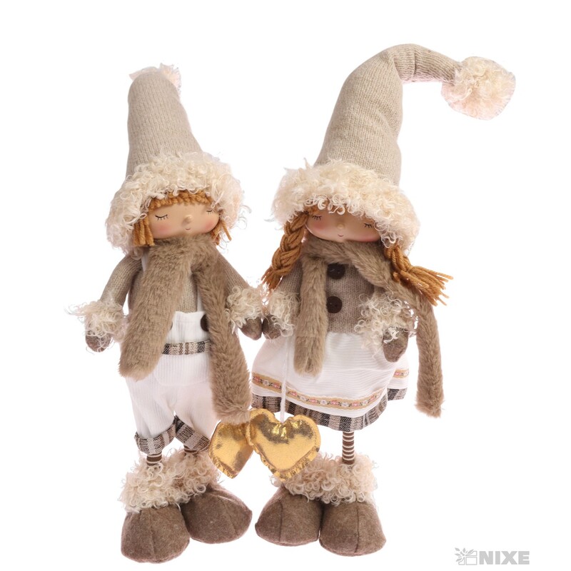 PANENKA STOJÍCÍ 50cm*MIX BAREV