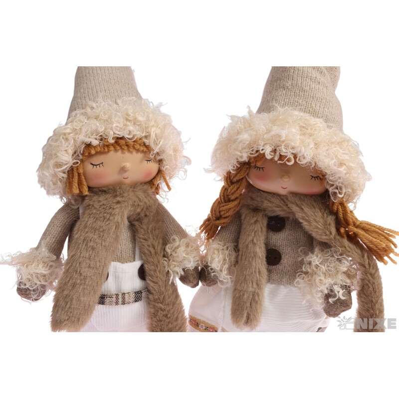 PANENKA STOJÍCÍ 50cm*MIX BAREV