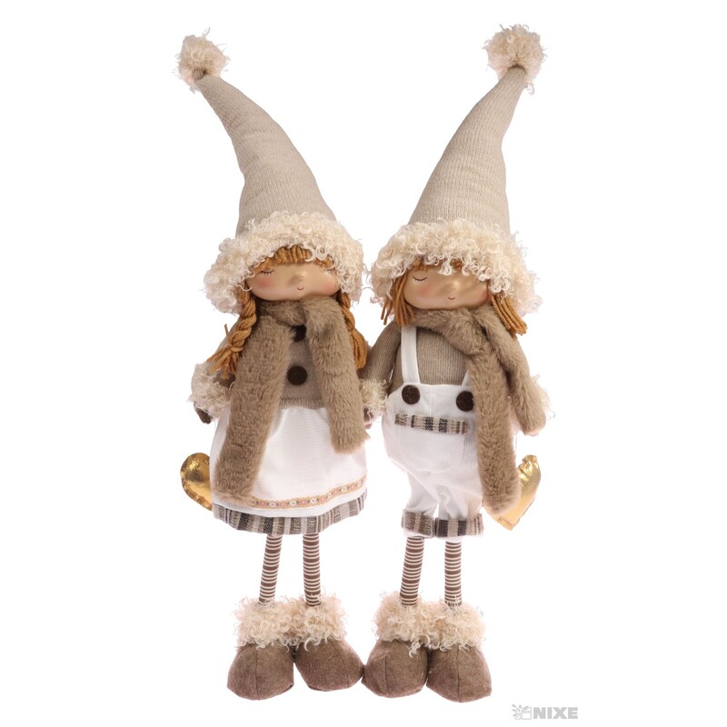 PANENKA STOJÍCÍ 65cm*MIX BAREV