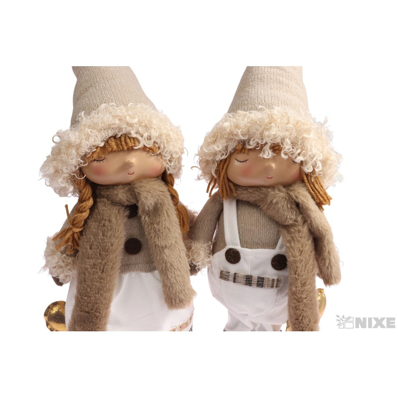 PANENKA STOJÍCÍ 65cm*MIX BAREV