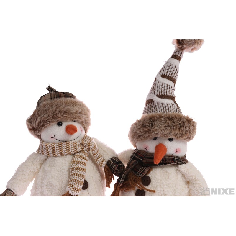 SNĚHULÁK STOJÍCÍ 25cm*MIX BAREV