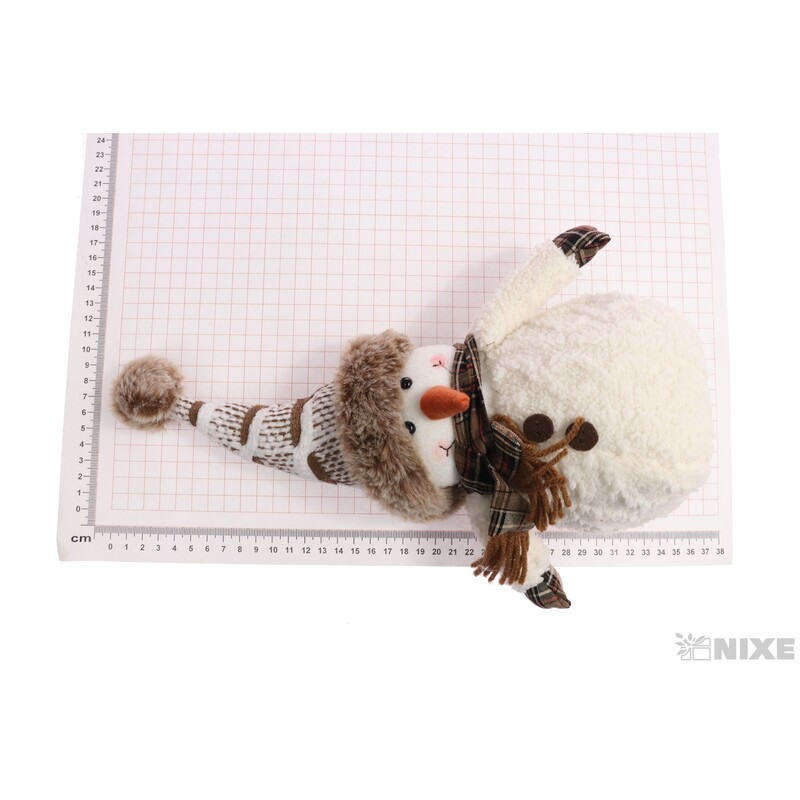 SNĚHULÁK STOJÍCÍ 25cm*MIX BAREV