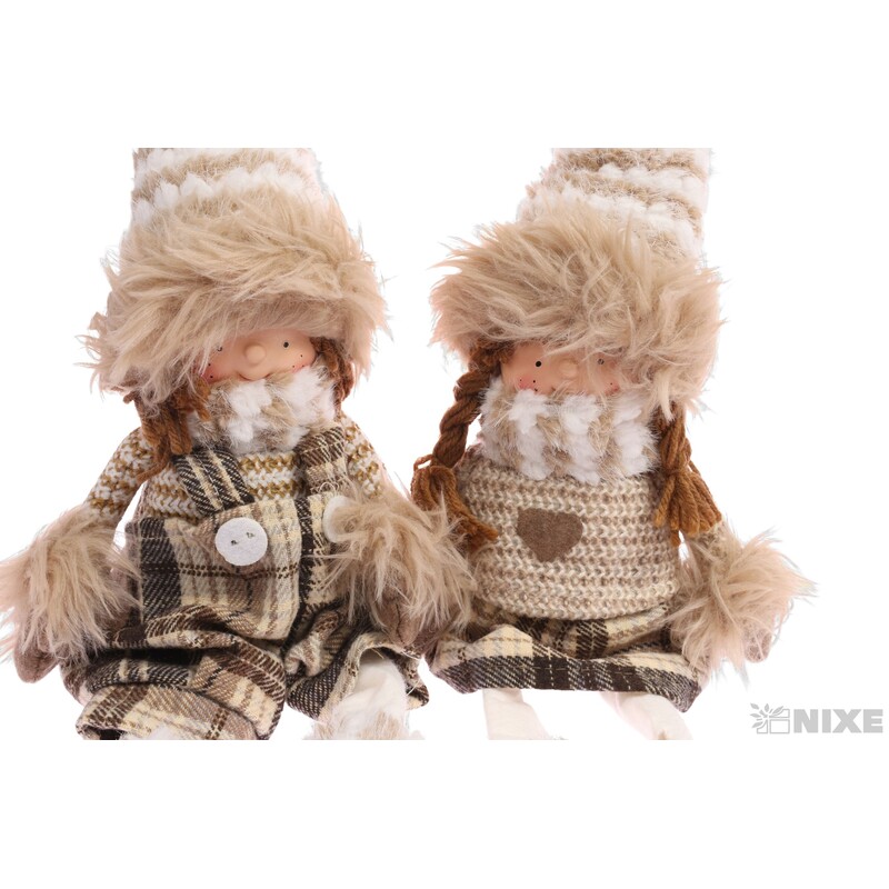 PANENKA SEDÍCÍ 45cm*MIX BAREV