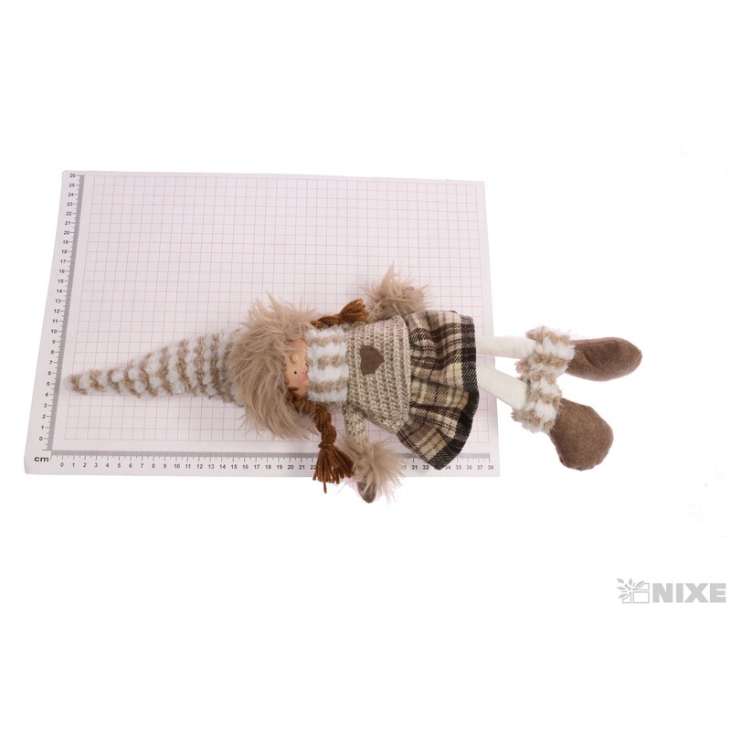 PANENKA SEDÍCÍ 45cm*MIX BAREV