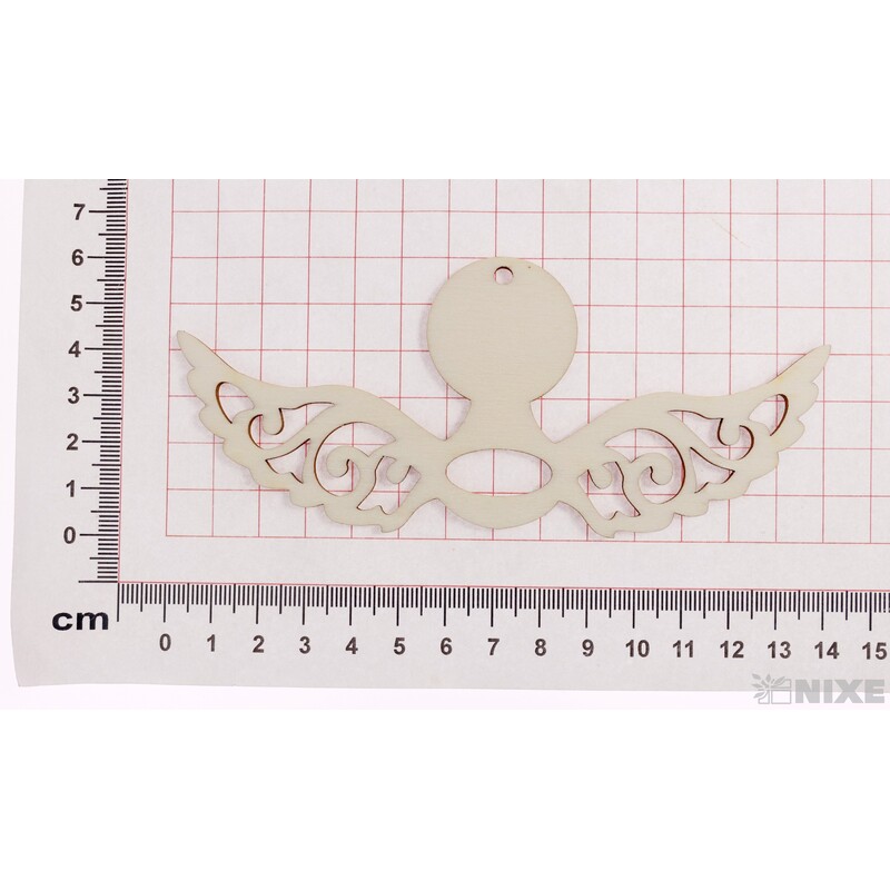 ANDĚLSKÁ KŘÍDLA H XD 14X6cm 12ks*PŘÍRODNÍ