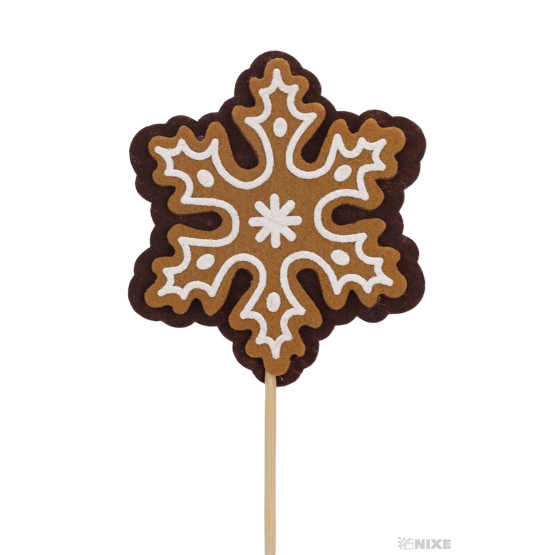 ZÁPICH PERNÍČEK VLOČKA 7x28cm 8ks*HNĚDÁ