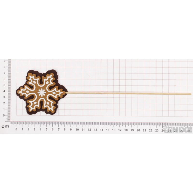 ZÁPICH PERNÍČEK VLOČKA 7x28cm 8ks*HNĚDÁ