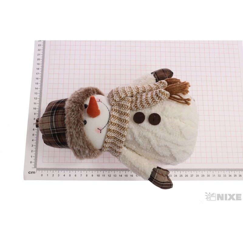 SNĚHULÁK STOJÍCÍ 40cm*MIX BAREV