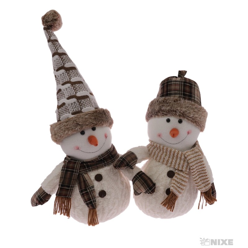 SNĚHULÁK STOJÍCÍ 50cm*MIX BAREV