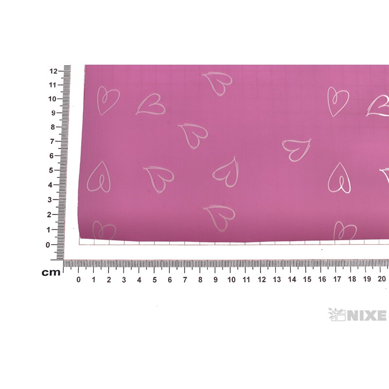 ROLE PLAST SRDCE 50cmx8m*RŮŽOVÁ