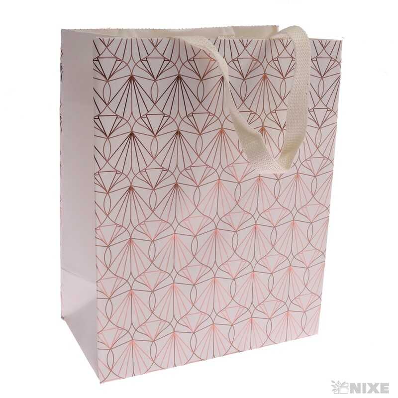 TAŠKA CRYSTAL WHITE COOPER 18x23x10cm*BÍLÁ