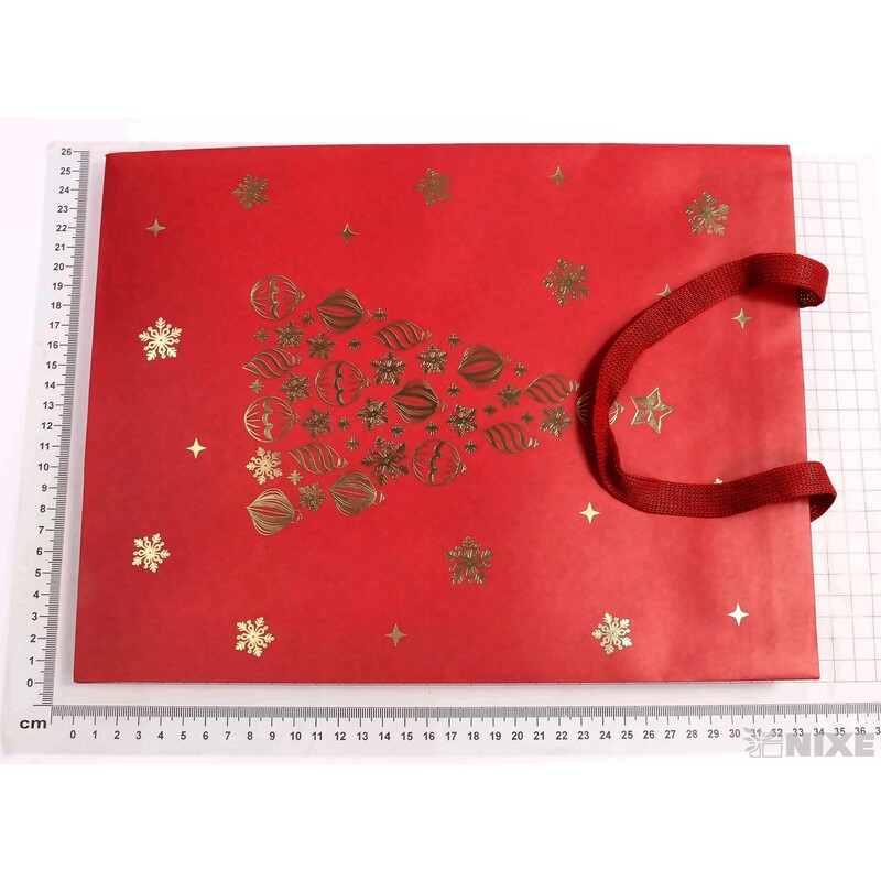 TAŠKA VEILLÉE 25x33x10cm*ČERVENÁ