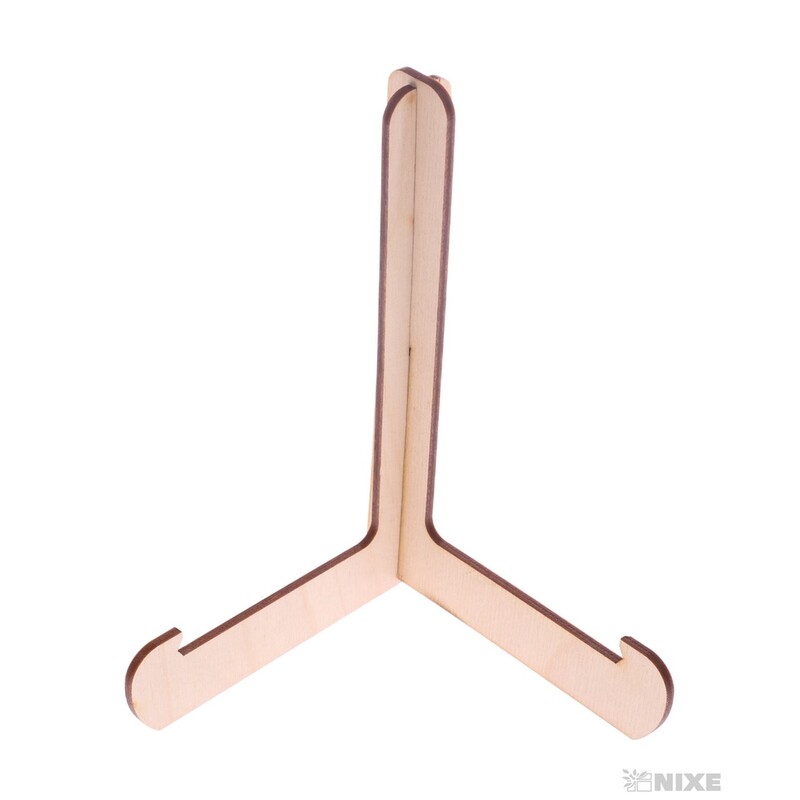 OBRAZ BŘIDLICE ZIMNÍ CHALUPA 20x20cm+STOJAN