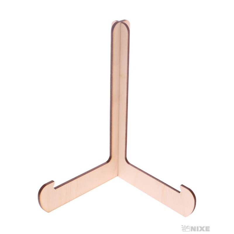 OBRAZ BŘIDLICE ZIMNÍ DŮM 20x20cm+STOJAN