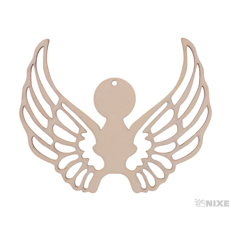 ANDĚLSKÁ KŘÍDLA H XD 10x8cm 12ks*PŘÍRODNÍ