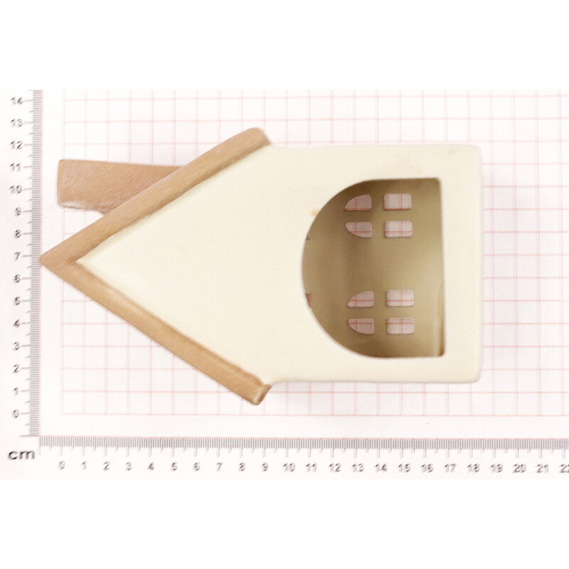 DOMEK KERAMIKA 9x16,5x5,5cm*KRÉMOVÁ