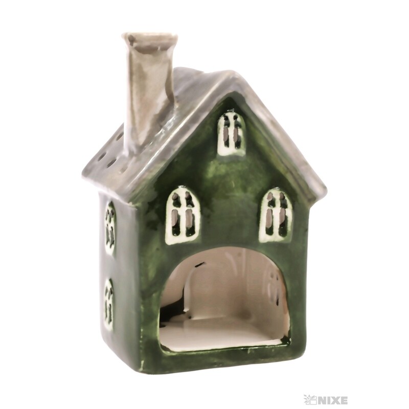 DOMEK KERAMIKA 7x11x5,5cm*ZELENÁ