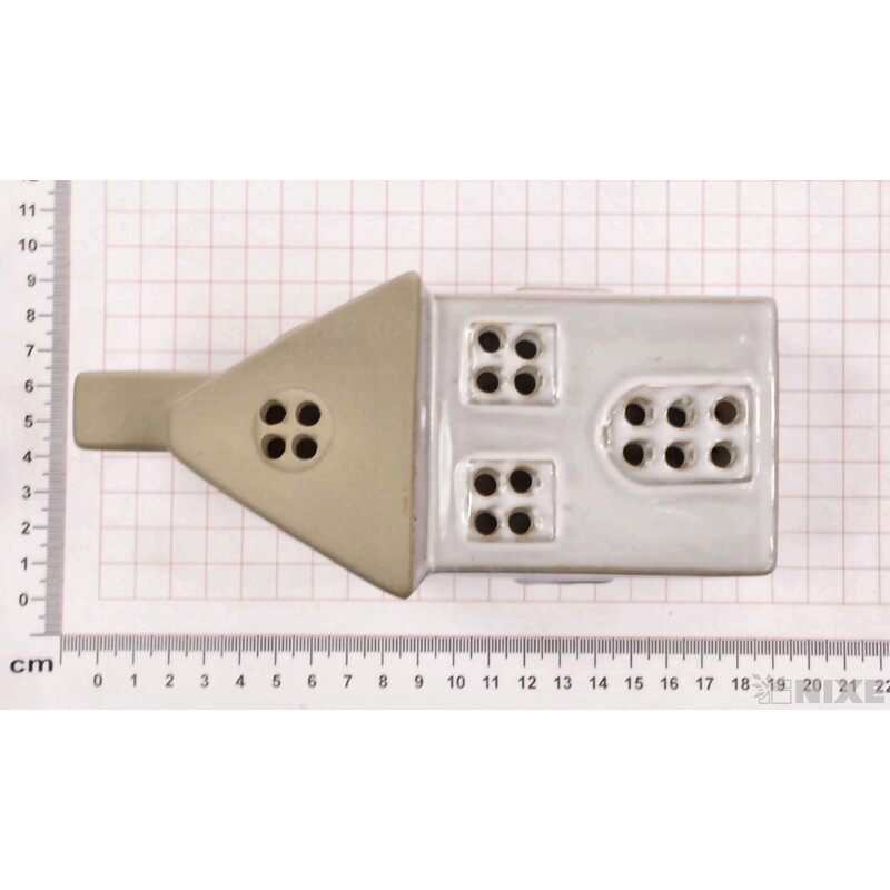 DOMEK KERAMIKA SVÍTÍCÍ 7x15x6cm*BÍLÁ