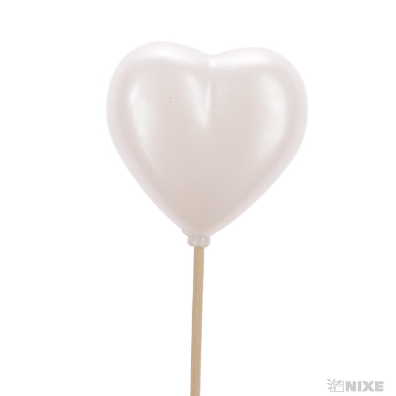 ZÁPICH SRDCE 6,5x35cm 6ks*KRÉMOVÁ