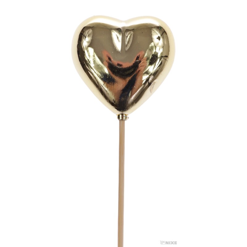 ZÁPICH SRDCE 6,5x35cm 6ks*ZLATÁ