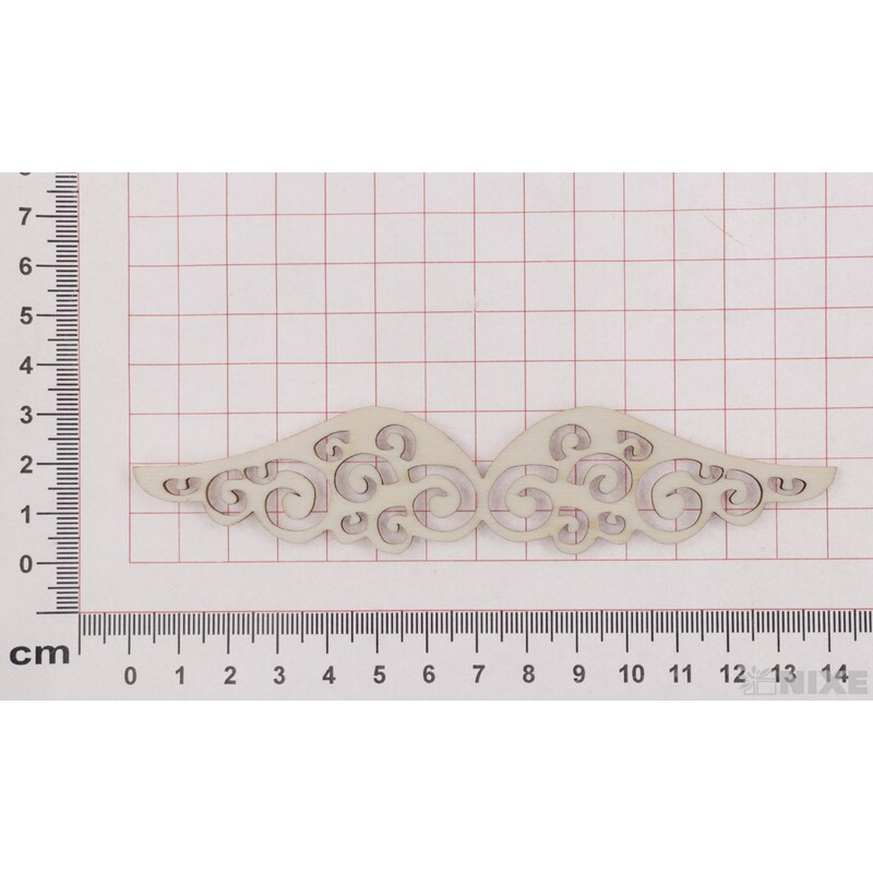 ANDĚLSKÁ KŘÍDLA XD 14X3cm 12ks*PŘÍRODNÍ