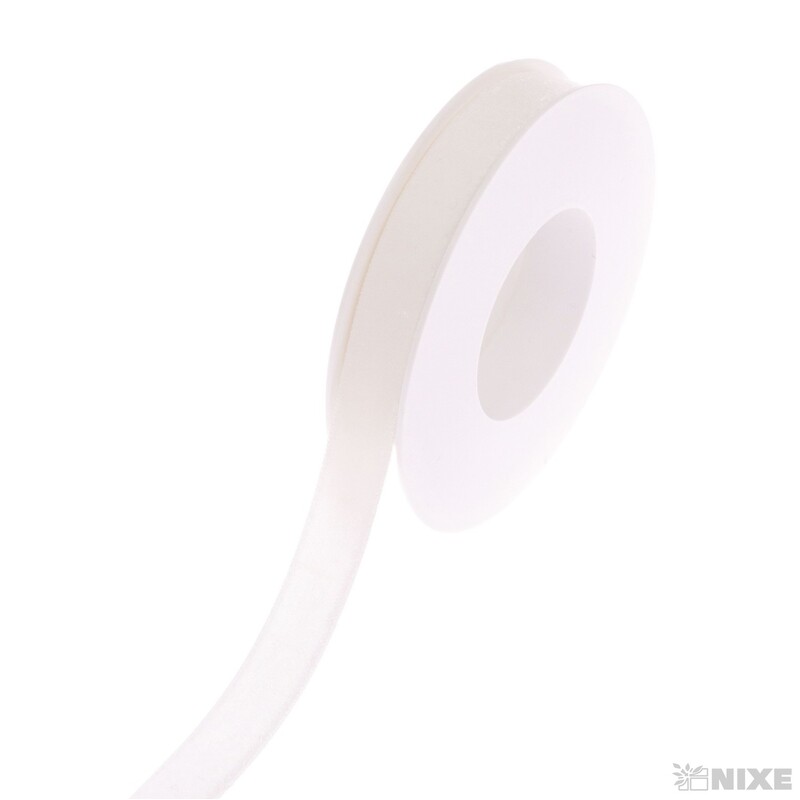 STUHA SAMETOVÁ 16mmx5m*BÍLÁ 110100