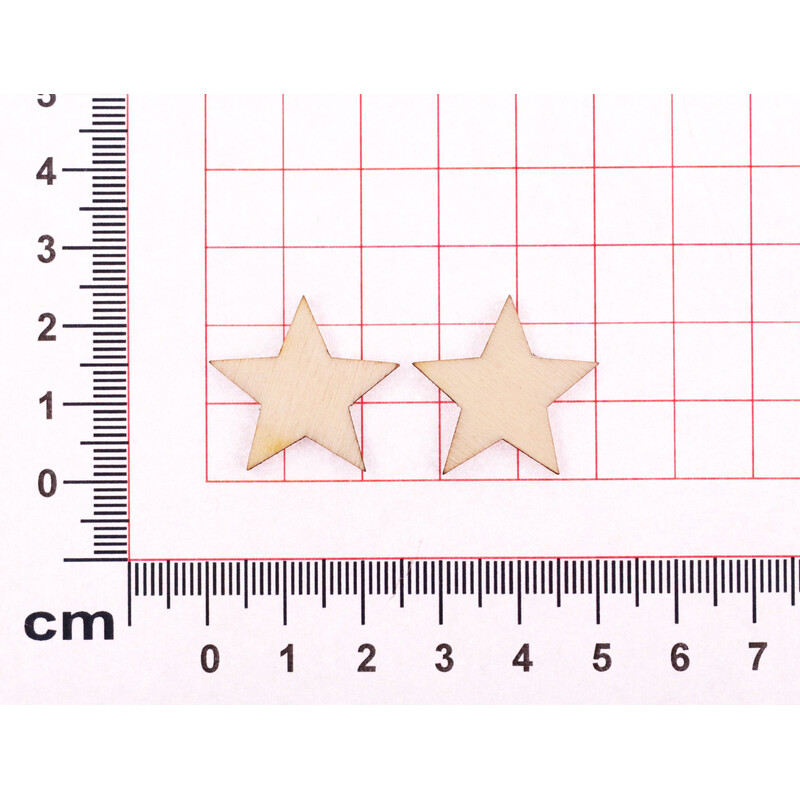 HVĚZDA XD 2,5cm 100ks*PŘÍRODNÍ