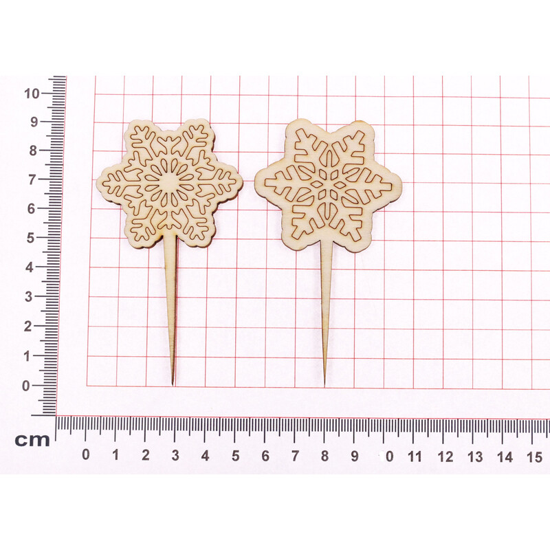 ZÁPICH VLOČKA XD 5X9cm 24ks*PŘÍRODNÍ